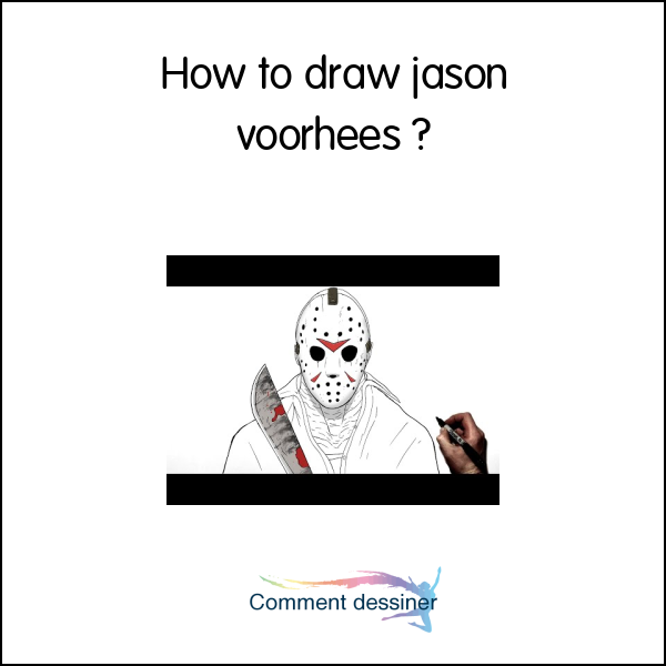 How to draw jason voorhees